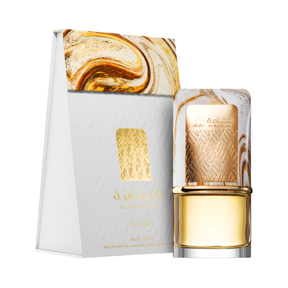 Al Nashama de Lattafa, perfume árabe floral frutal de carácter elegante, luminoso y fresco
