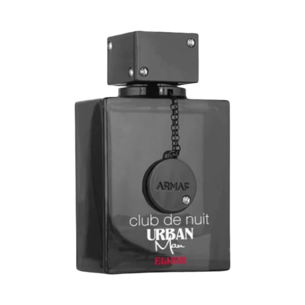 Club de Nuit Urban Elixir de Armaf, perfume árabe aromático especiado de carácter intenso, fresco y aromático