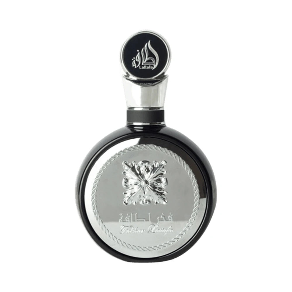 Fakhar Black de Lattafa, perfume árabe ambarado de carácter cálido, dulce y especiado