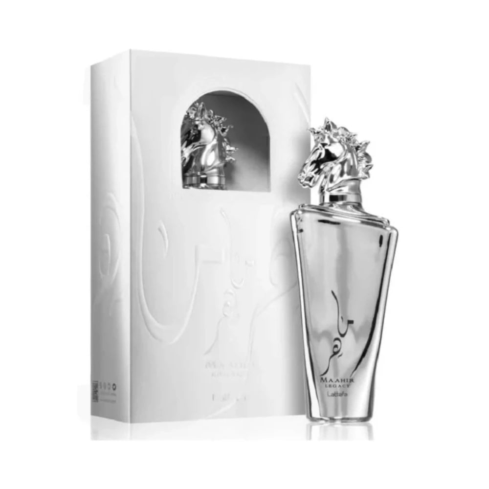 Maahir Legacy de Lattafa, perfume árabe aromático amaderado de carácter sofisticado, fresco y aromático