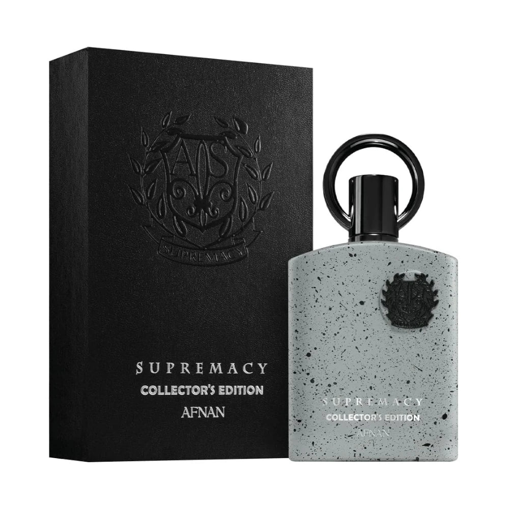 Supremacy Collector’s Edition de Afnan, fragancia chipre frutal con piña, abedul y ámbar gris.