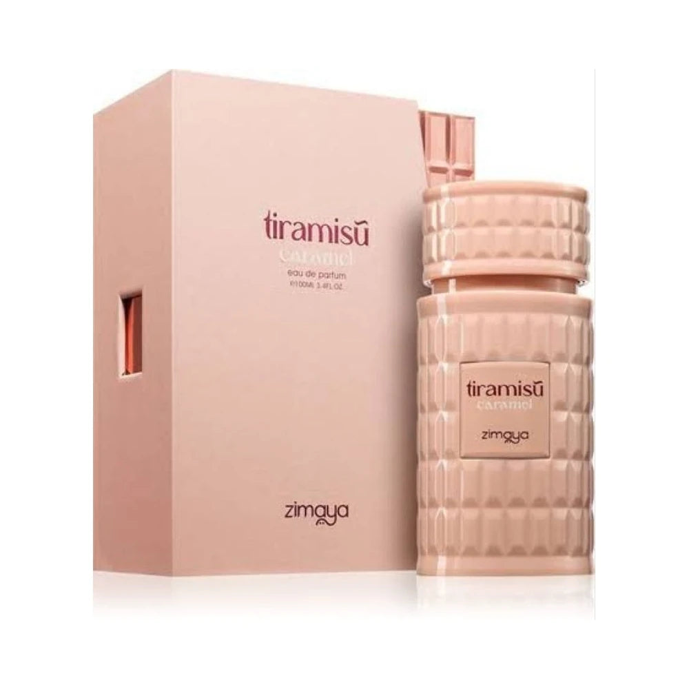 Tiramisú Caramel de Zimaya, perfume árabe ambarado vainilla de carácter cálido, dulce y amaderado