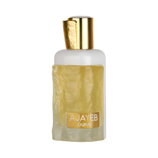 Ajayeb Dubai Portrait de Lattafa, perfume árabe ambarado amaderado de carácter luminoso, fresco y amaderado