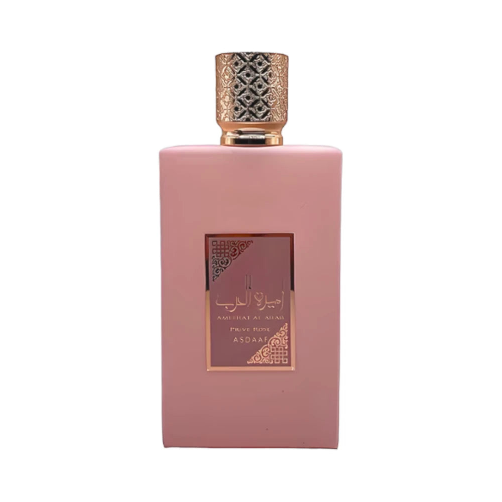 Ameerat Al Arab Prive Rose de Asdaaf, perfume árabe floral frutal de carácter cálido, envolvente y femenino