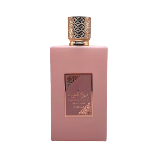 Ameerat Al Arab Prive Rose de Asdaaf, perfume árabe floral frutal de carácter cálido, envolvente y femenino