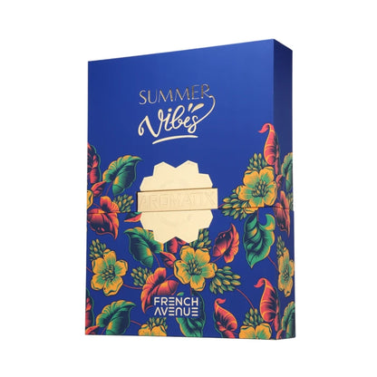 Aromatix Summer Vibes Blue de French Avenue, set de cinco Extrait de Parfum de 30 ml con perfiles frescos y afrutados.