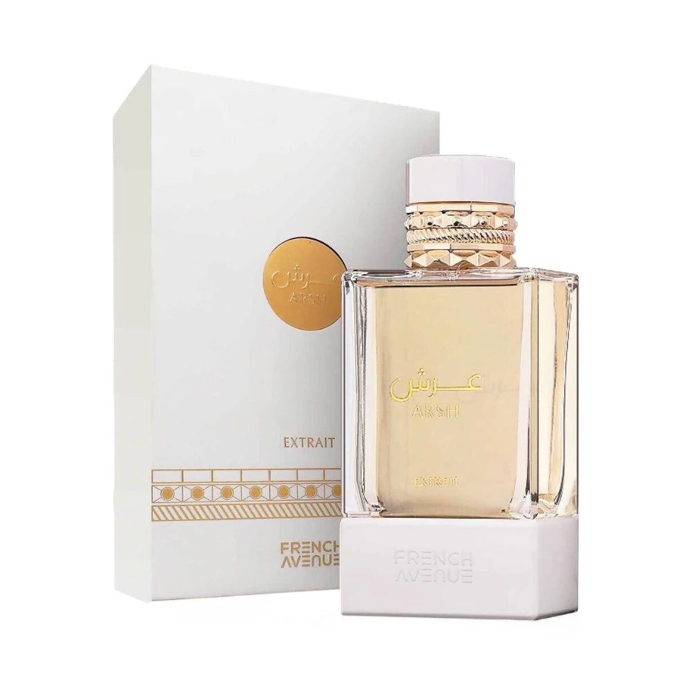 Arsh de French Avenue, fragancia aromática frutal con pomelo, almendra y vetiver. Elegante.