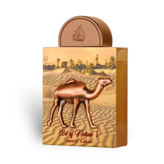 Art of Nature I de Lattafa Pride, perfume oriental floral con higo, ciruela, cuero, rosa, oud y vainilla