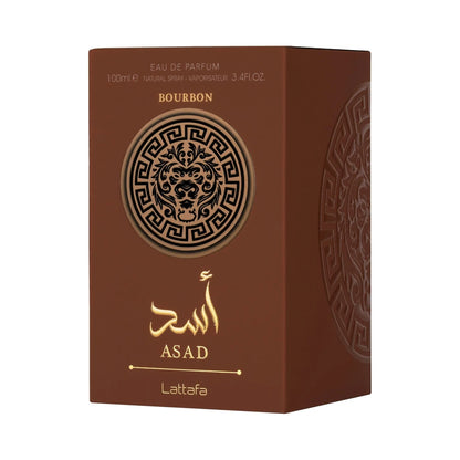 Asad Bourbon de Lattafa, perfume árabe floral gourmand de carácter cálido, dulce y gourmand