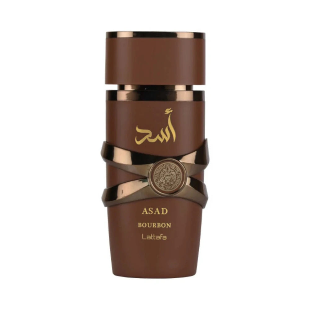Asad Bourbon de Lattafa, perfume árabe floral gourmand de carácter cálido, dulce y gourmand
