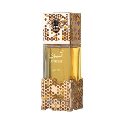 Atheeri de Lattafa, perfume árabe floral gourmand de carácter cálido, gourmand y cremoso