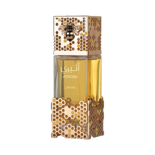 Atheeri de Lattafa, perfume árabe floral gourmand de carácter cálido, gourmand y cremoso