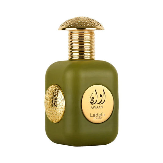 Awaan de Lattafa, perfume árabe floral frutal de carácter luminoso, fresco y femenino
