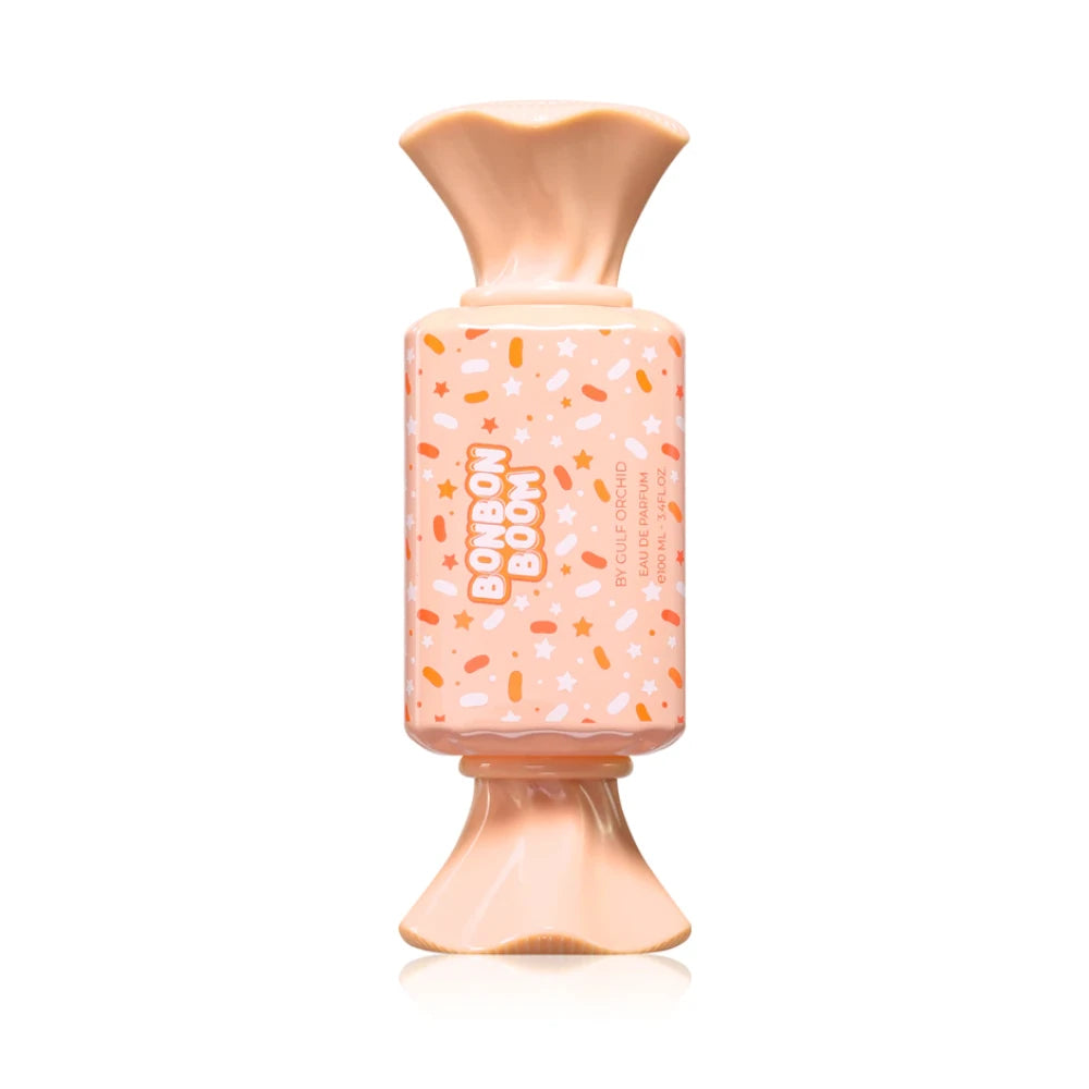 Bonbon Boom de Gulf Orchid, fragancia gourmand con caramelo, malvavisco, vainilla y almizcle blanco