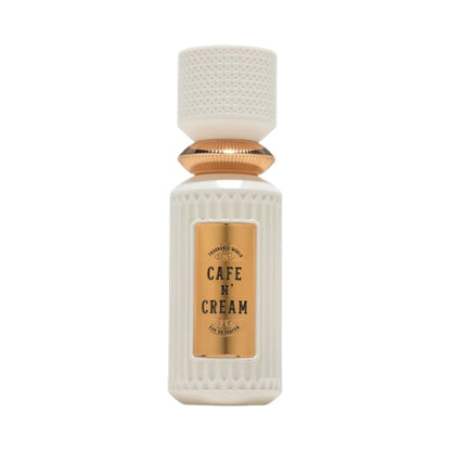 Cafe N' Cream de Fragrance World, perfume oriental avainillado con café, amaretto, vainilla, galleta y ámbar