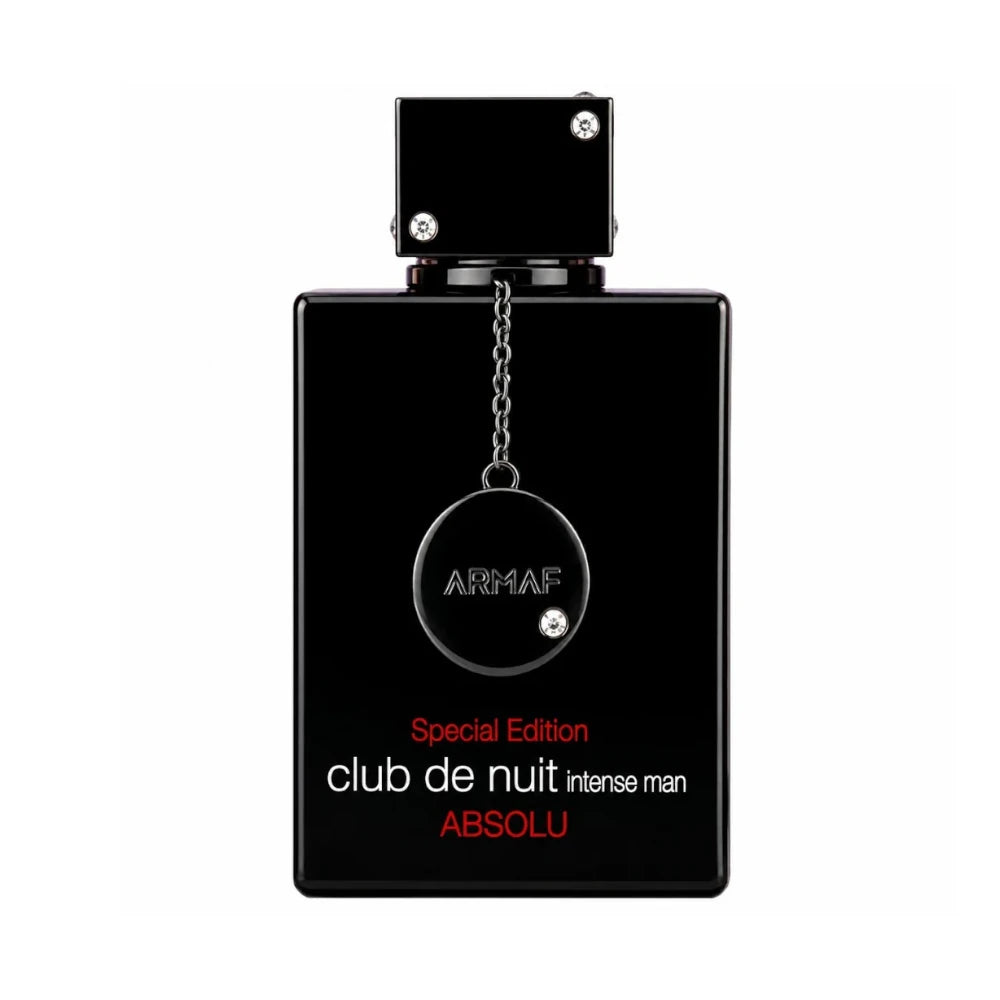 Club de Nuit Intense Man Absolu de Armaf, fragancia cítrica amaderada con piña, abedul y cuero.