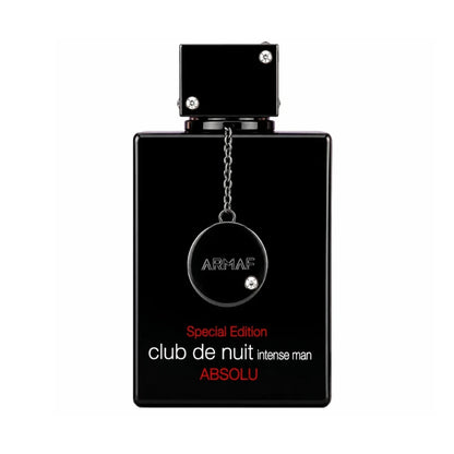 Club de Nuit Intense Man Absolu de Armaf, fragancia cítrica amaderada con piña, abedul y cuero.