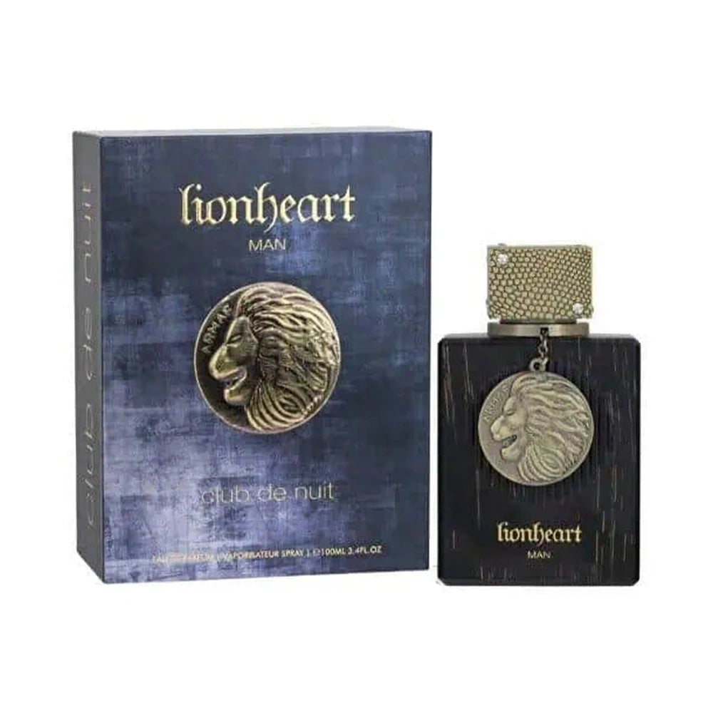Lionheart Man de Armaf, perfume árabe ambarado fougère de carácter cálido, dulce y especiado