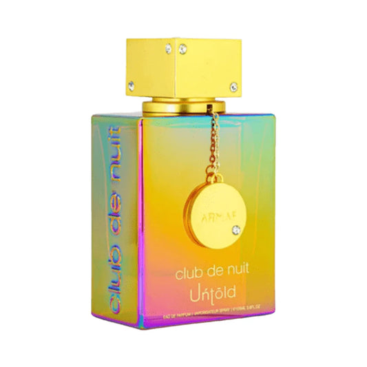 Club de Nuit Untold de Armaf, perfume árabe ambarado amaderado especiado de carácter envolvente, especiado y amaderado