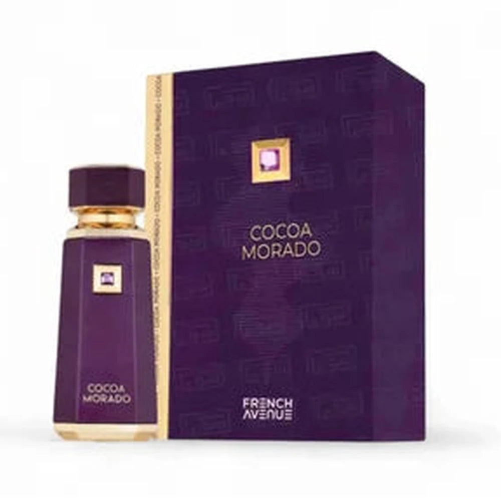 Cocoa Morado de French Avenue, perfume árabe floral gourmand de carácter elegante, cálido y dulce