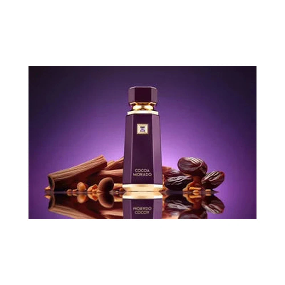 Cocoa Morado de French Avenue, perfume árabe floral gourmand de carácter elegante, cálido y dulce