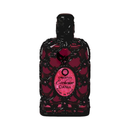 Dania de Orientica, perfume oriental floral con melocotón, gardenia, vainilla, nardo, coco, sándalo y ámbar