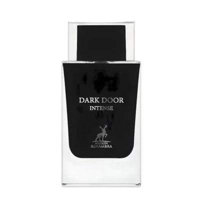 Dark Door Intense de Maison Alhambra, fragancia aromática con lavanda, iris, pera y vetiver