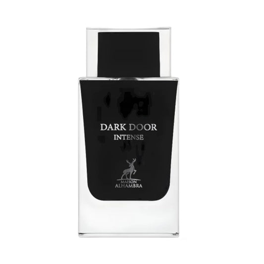 Dark Door Intense de Maison Alhambra, fragancia aromática con lavanda, iris, pera y vetiver
