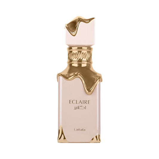 Eclaire de Lattafa, perfume árabe gourmand de carácter elegante, cálido y gourmand