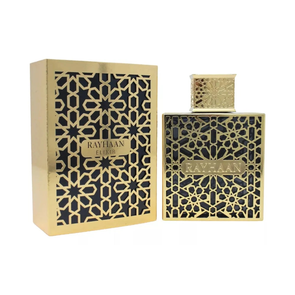 Rayhaan Elixir de Rayhaan, perfume árabe ambarado vainilla de carácter elegante, cálido y envolvente