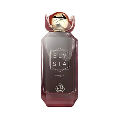Elysia Vanilla de Fragrance World, fragancia ámbar vainilla con orquídea, azúcar moreno y tonka. Elegante y seductora.