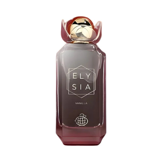 Elysia Vanilla de Fragrance World, fragancia ámbar vainilla con orquídea, azúcar moreno y tonka. Elegante y seductora.