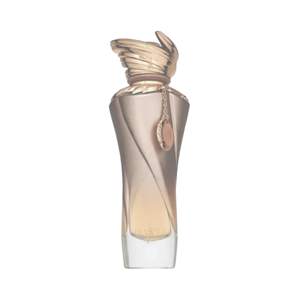 Elyssia Aura de Riiffs, fragancia amaderada vainilla con canela, coñac, cacao y vainilla Bourbon.