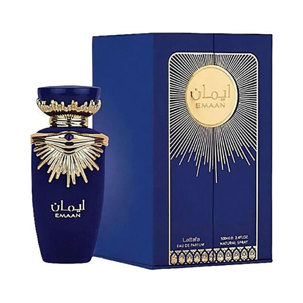 Emaan de Lattafa, perfume árabe chipre floral de carácter sofisticado, femenino y luminoso