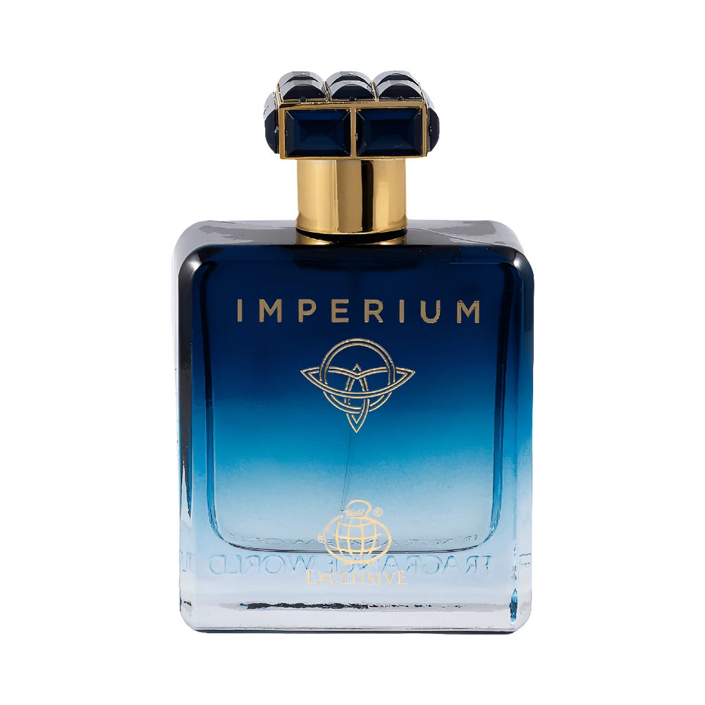 Imperium de Fragrance World, perfume árabe floral frutal gourmand de carácter cálido, dulce y gourmand