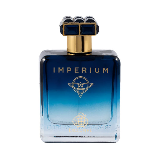 Imperium de Fragrance World, perfume árabe floral frutal gourmand de carácter cálido, dulce y gourmand