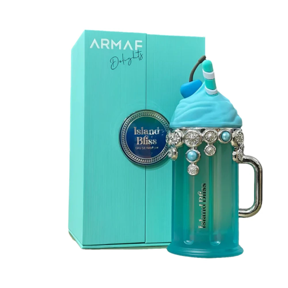 Island Bliss de Armaf – Perfume árabe con notas tropicales y dulces. Fragancia exótica de lujo para mujeres