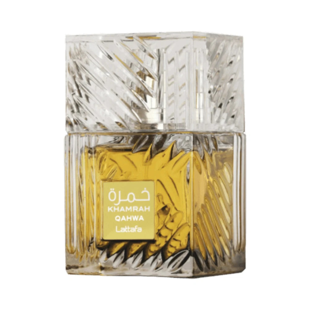 Khamrah Qahwa de Lattafa, perfume árabe aromático especiado de carácter intenso, sofisticado y cálido