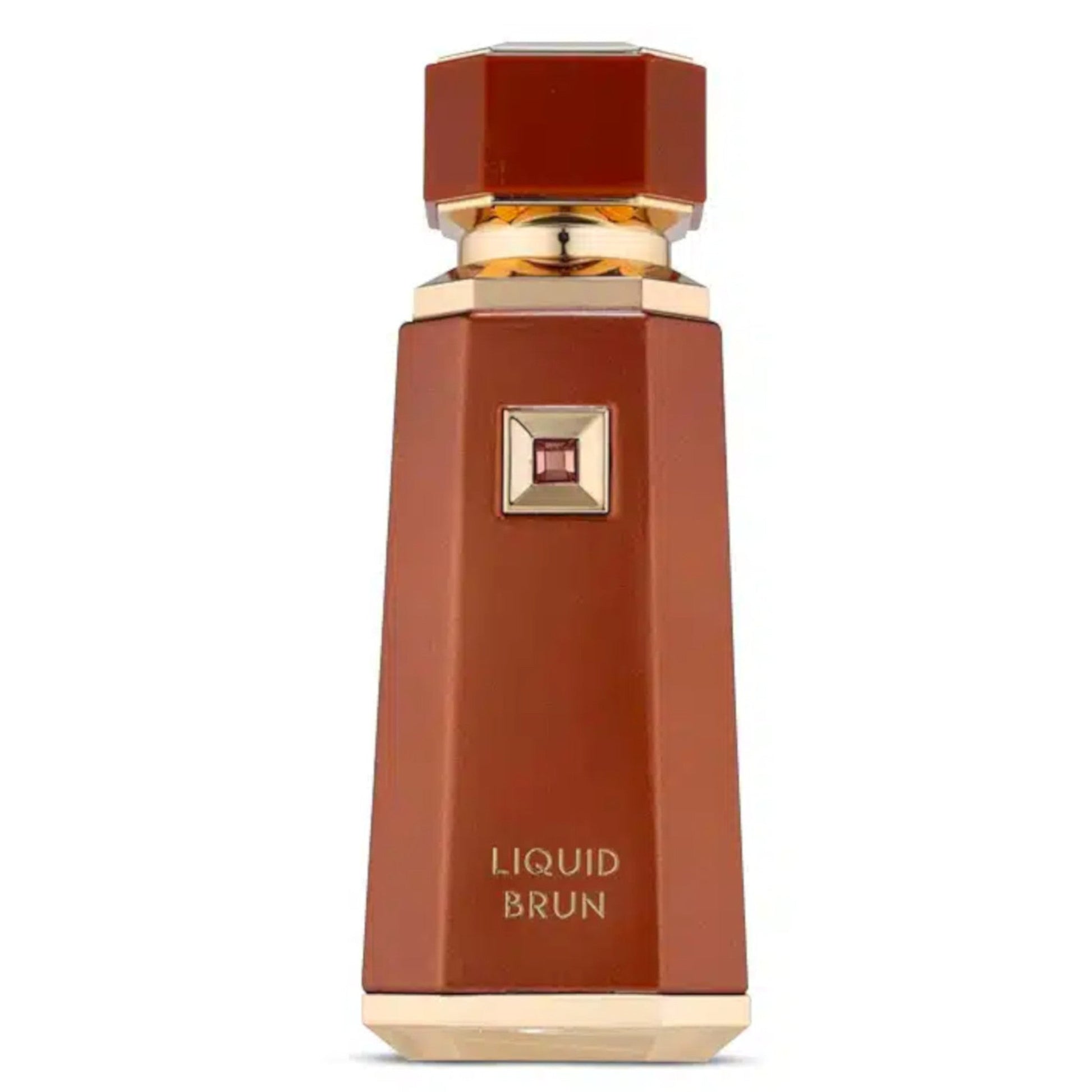 Liquid Brun de French Avenue, fragancia gourmand especiada con canela, vainilla bourbon y praliné. Dulce e intensa.