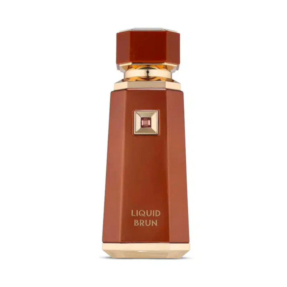 Liquid Brun de French Avenue, fragancia gourmand especiada con canela, vainilla bourbon y praliné. Dulce e intensa.
