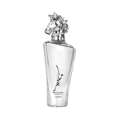 Maahir Legacy de Lattafa, perfume árabe aromático amaderado de carácter sofisticado, fresco y aromático