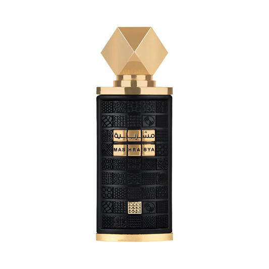 Mashrabya de Lattafa, perfume árabe ambarado vainilla de carácter cálido, envolvente y dulce