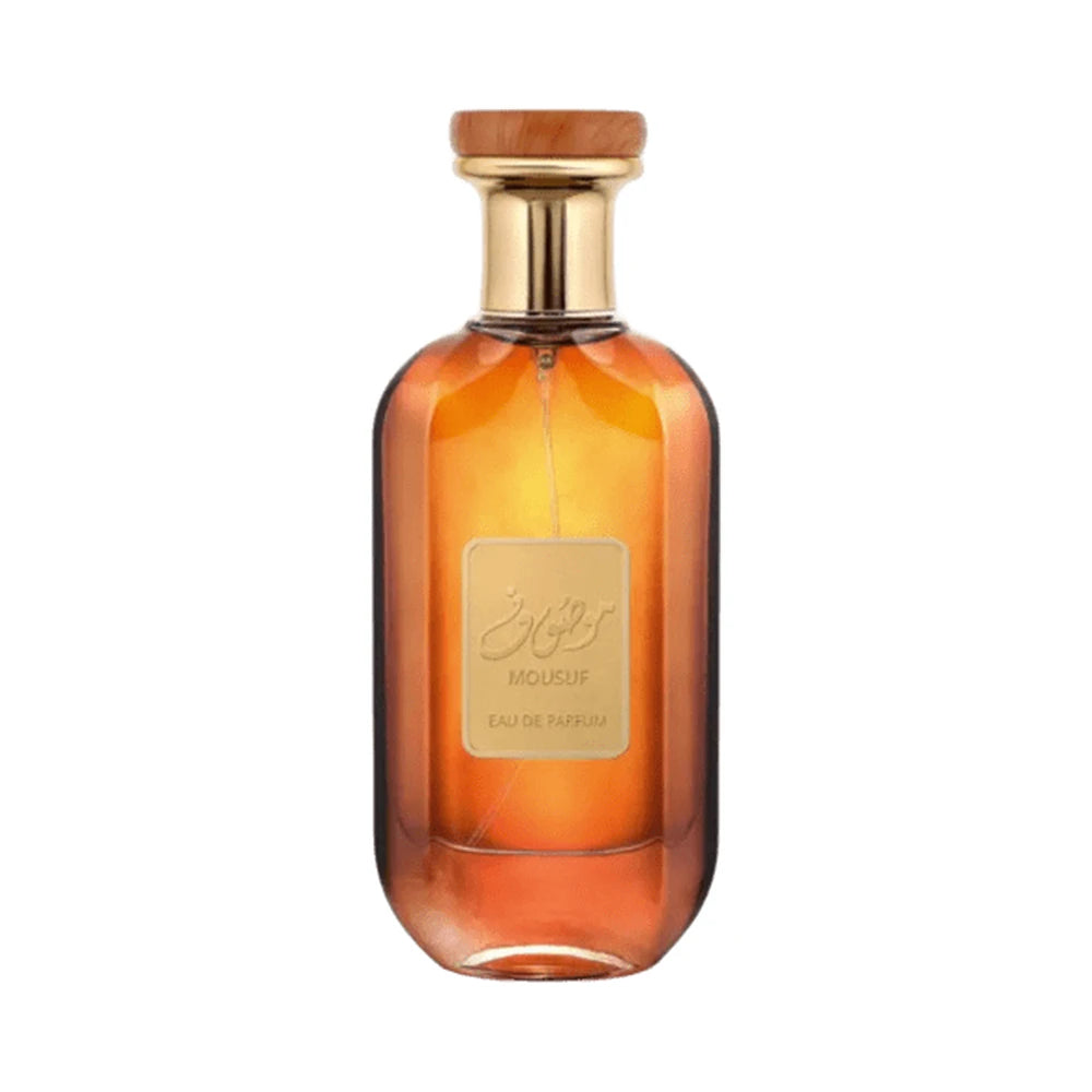 Mousuf de Lattafa, perfume árabe amaderado gourmand de carácter intenso, cálido y envolvente