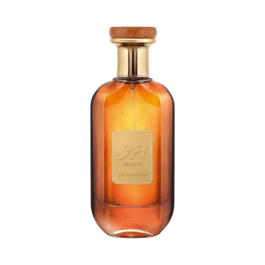 Mousuf de Lattafa, perfume árabe amaderado gourmand de carácter intenso, cálido y envolvente