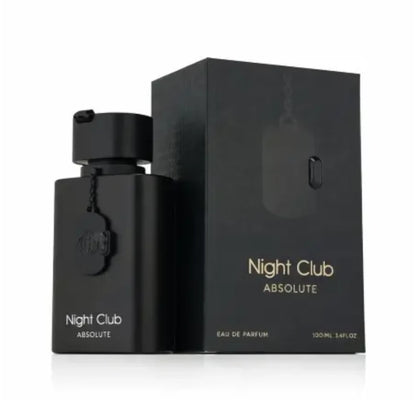 Night Club Absolute de Fragrance World, fragancia amaderada aromática con grosella negra, jazmín y ámbar.