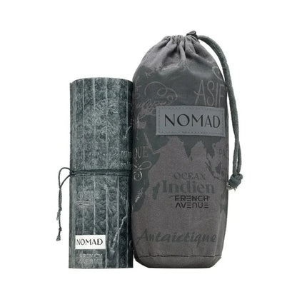 Nomad de French Avenue, fragancia ambarada amaderada con azafrán, notas marinas y vainilla. Elegante.