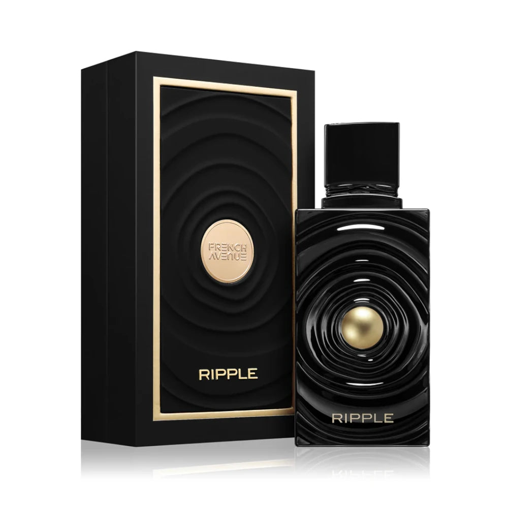 Ripple de French Avenue: frasco y caja del perfume de 100 ml.
