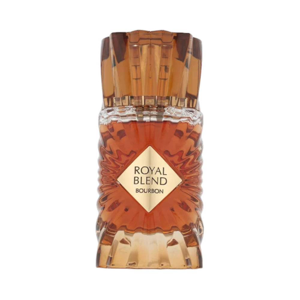 Royal Blend Bourbon de French Avenue, fragancia aromática con canela, menta, whisky Bourbon y roble