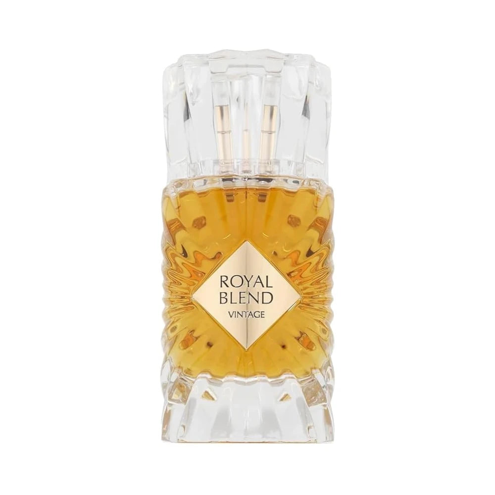 Royal Blend Vintage de French Avenue, fragancia oriental Fougère con davana, ciruela, tabaco y vainilla
