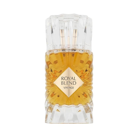 Royal Blend Vintage de French Avenue, fragancia oriental Fougère con davana, ciruela, tabaco y vainilla